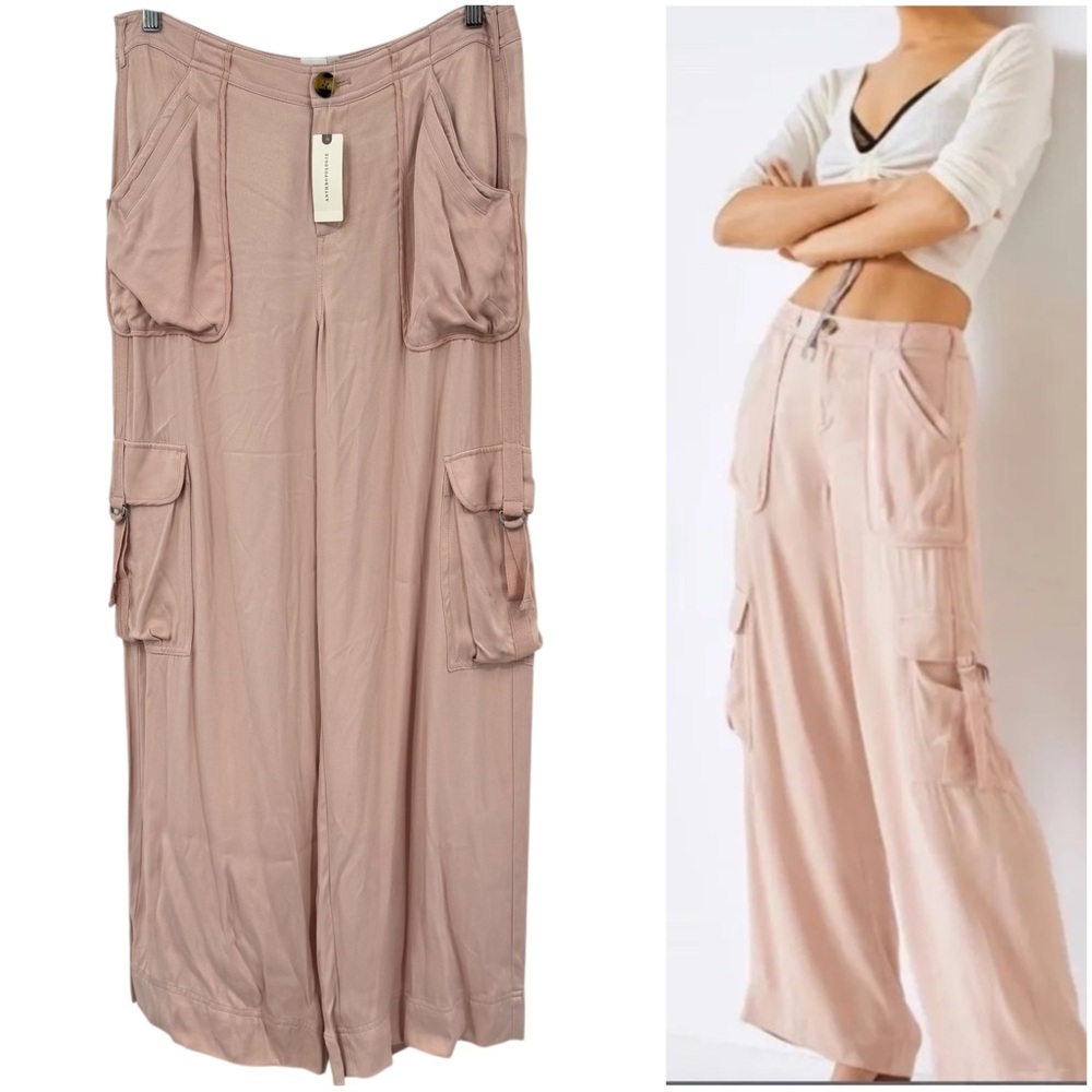 Anthropologie Wide Leg Cargos